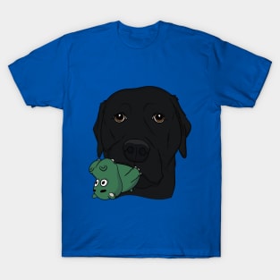 Black Lab with Toy T-Shirt